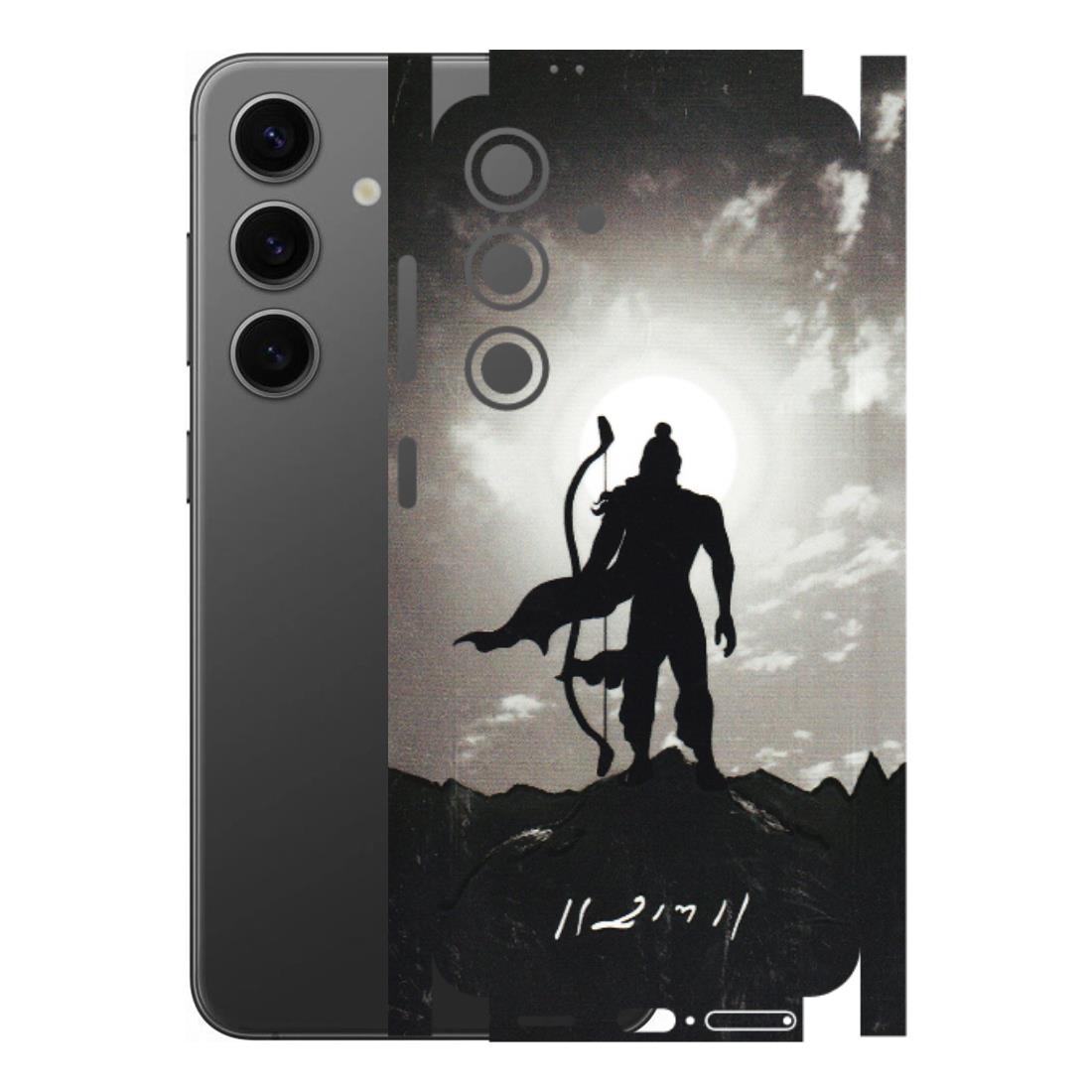 Samsung A/S Series Phone Skins (All Models) - Jai Siya Ram - 3D Embossed Finish (L-200) Samsung Galaxy S24 (5G)