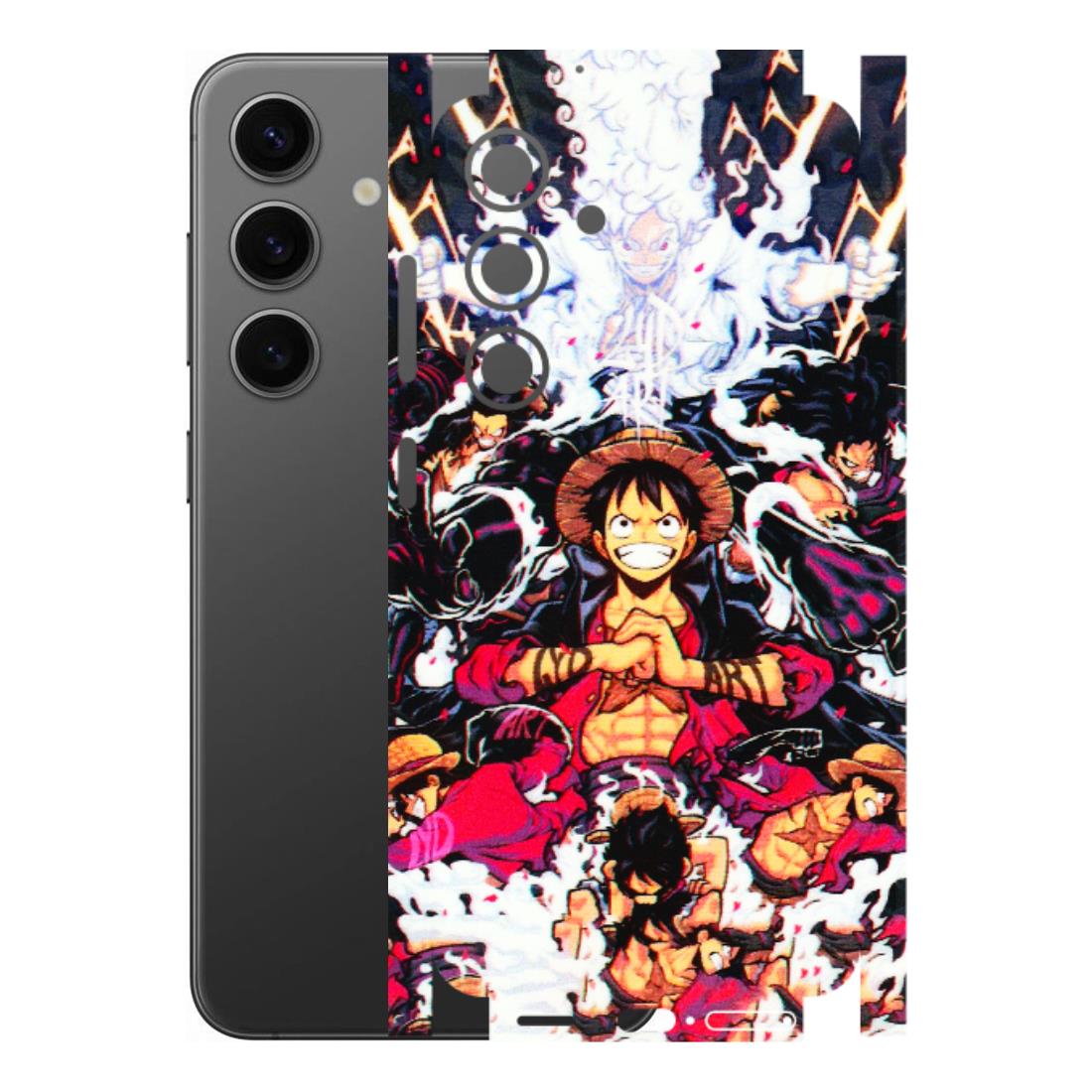 Samsung A/S Series Phone Skins (All Models) - Luffy Anime Character - 3D Embossed Finish (L-203) Samsung Galaxy S24 (5G)
