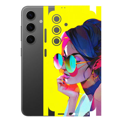 Samsung A/S Series Phone Skins (All Models) - Bold Stylish Girl - 3D Embossed Finish (L-222) Samsung Galaxy S24 (5G)