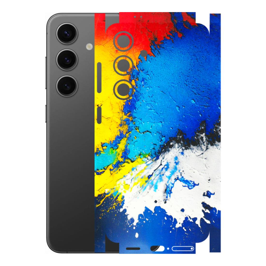 Samsung A/S Series Phone Skins (All Models) - Acrylic Paint Spill - 3D Embossed Finish (L-229) Samsung Galaxy S24 (5G)