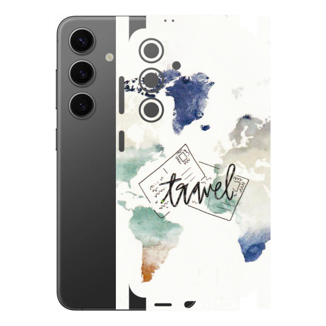 Samsung A/S Series Phone Skins (All Models) - Travel The World - 3D Embossed Finish (L-232) Samsung Galaxy S24 (5G)