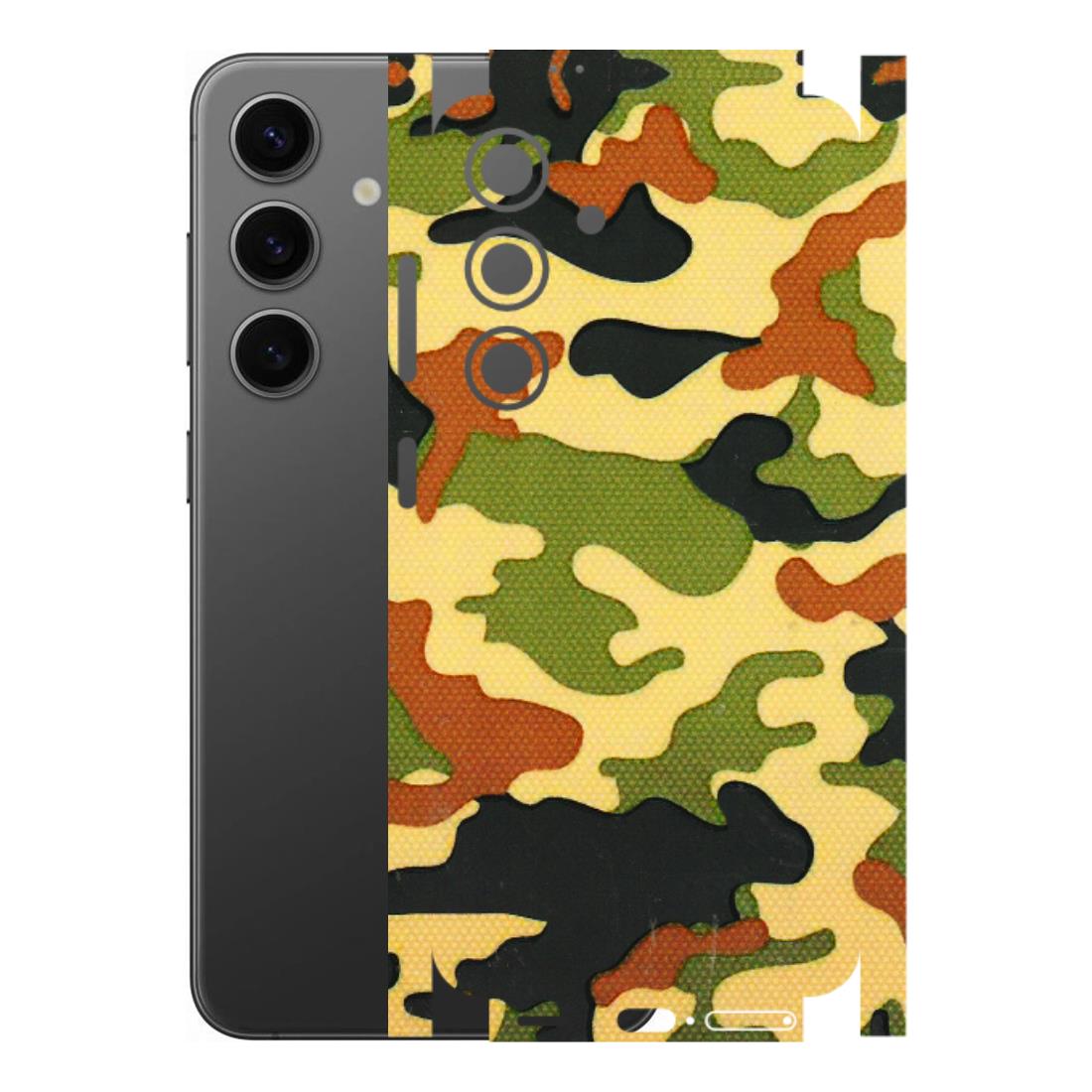 Samsung A/S Series Phone Skins (All Models) - Indian Military - 3D Embossed Finish (L-234) Samsung Galaxy S24 (5G)