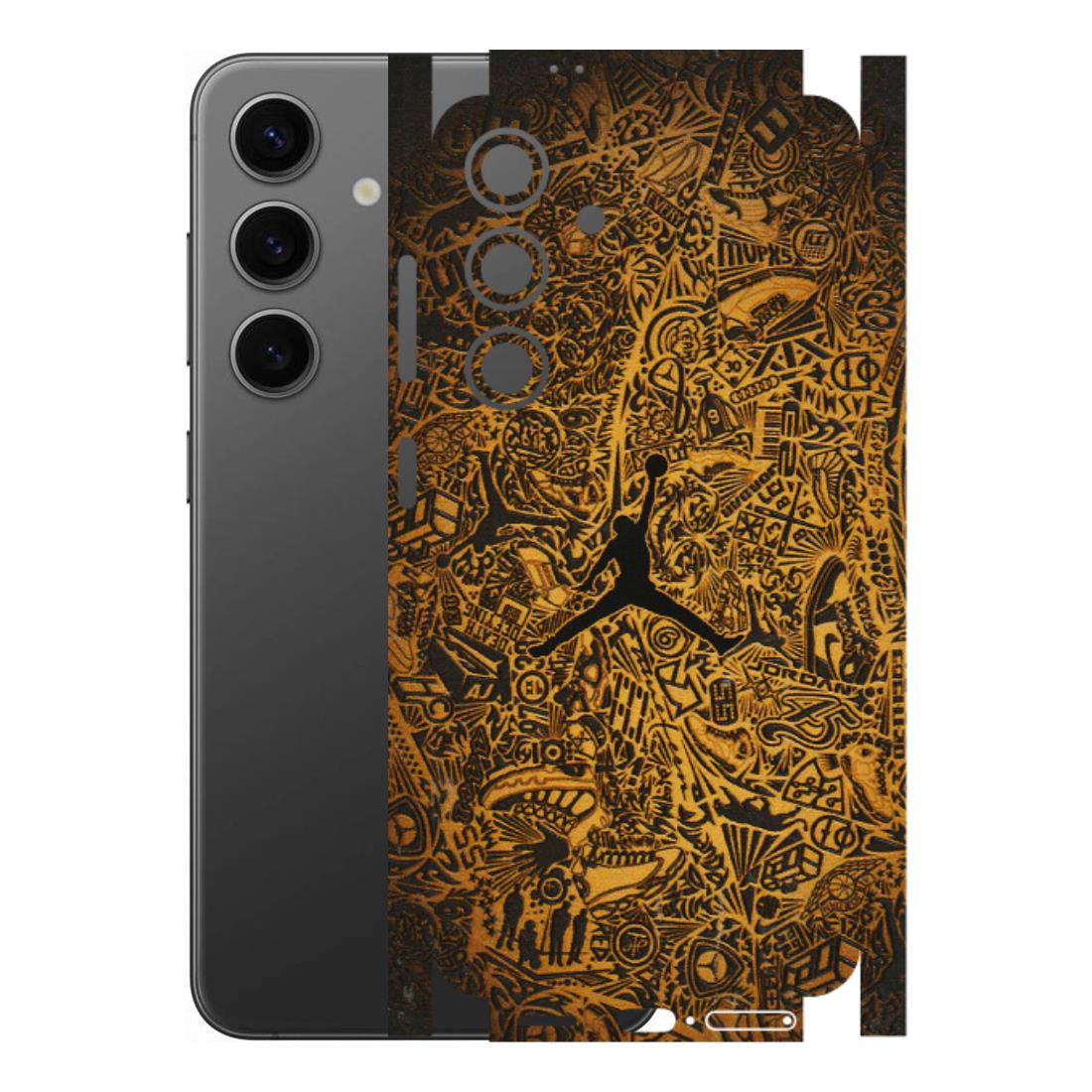 Samsung A/S Series Phone Skins (All Models) - Premium Gold Basketball Player - 3D Embossed Finish (L-236) Samsung Galaxy S24 (5G)