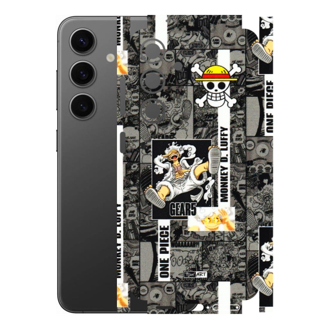 Samsung A/S Series Phone Skins (All Models) - Cuffy Anime MonkeyCamic - 3D Embossed Finish (L-242) Samsung Galaxy S24 (5G)