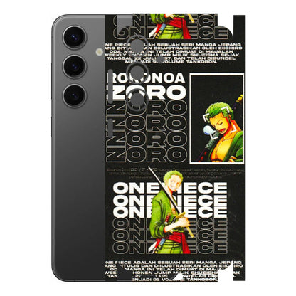 Samsung A/S Series Phone Skins (All Models) - One Piece Zoro - 3D Embossed Finish (L-250) Samsung Galaxy S24 (5G)