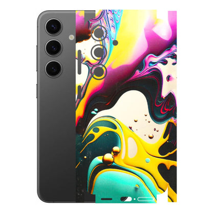 Samsung A/S Series Phone Skins (All Models) - Multicolor Abstract pattern - 3D Embossed Finish (L-254) Samsung Galaxy S24 (5G)