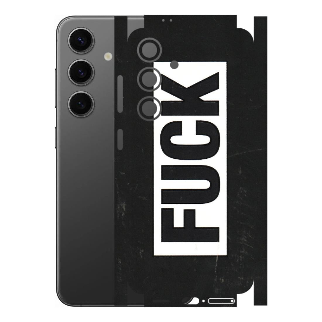 Samsung A/S Series Phone Skins (All Models) - The F Word - 3D Embossed Finish (L-255) Samsung Galaxy S24 (5G)