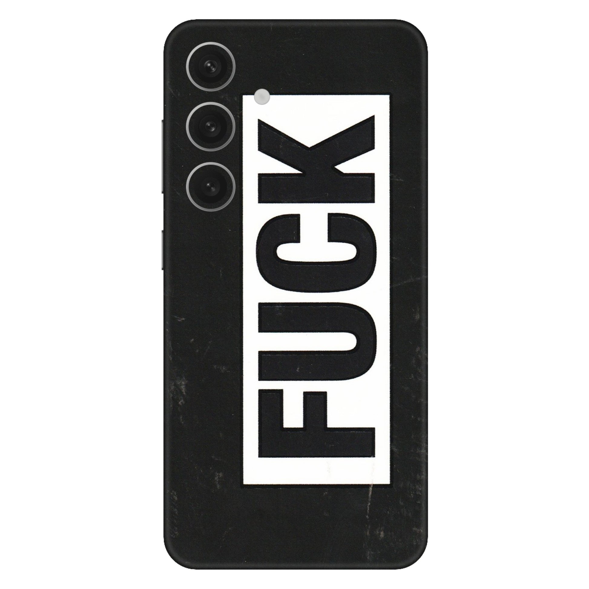 Samsung A/S Series Phone Skins (All Models) - The F Word - 3D Embossed Finish (L-255) Samsung Galaxy S24 (5G)