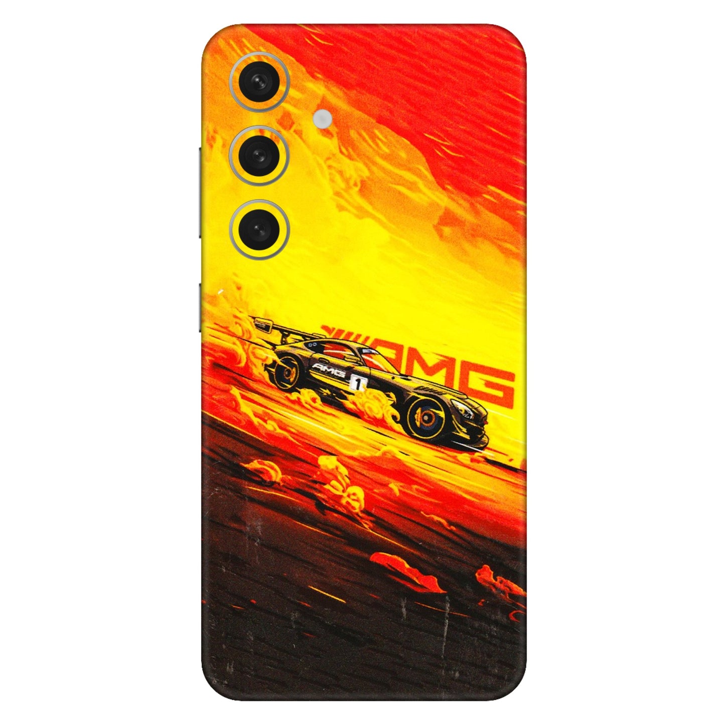 Samsung A/S Series Phone Skins (All Models) - AMG Car Speed Cover - 3D Embossed Finish (L-256) Samsung Galaxy S24 (5G)