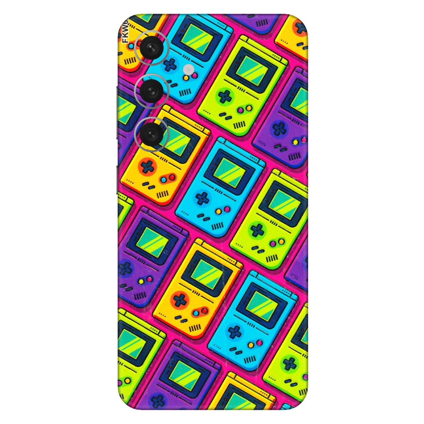 Samsung A/S Series Phone Skins (All Models) - Gameboy Colourful - 3D Embossed Finish (L-266) Samsung Galaxy S24 (5G)