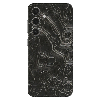 Samsung A/S Series Phone Skins (All Models) - Abstract White Line Map - 3D Embossed Finish (L-269) Samsung Galaxy S24 (5G)
