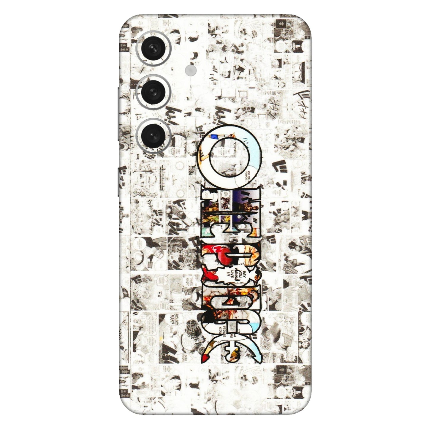 Samsung A/S Series Phone Skins (All Models) - One Piece Manga - 3D Embossed Finish (L-26) Samsung Galaxy S24 (5G)
