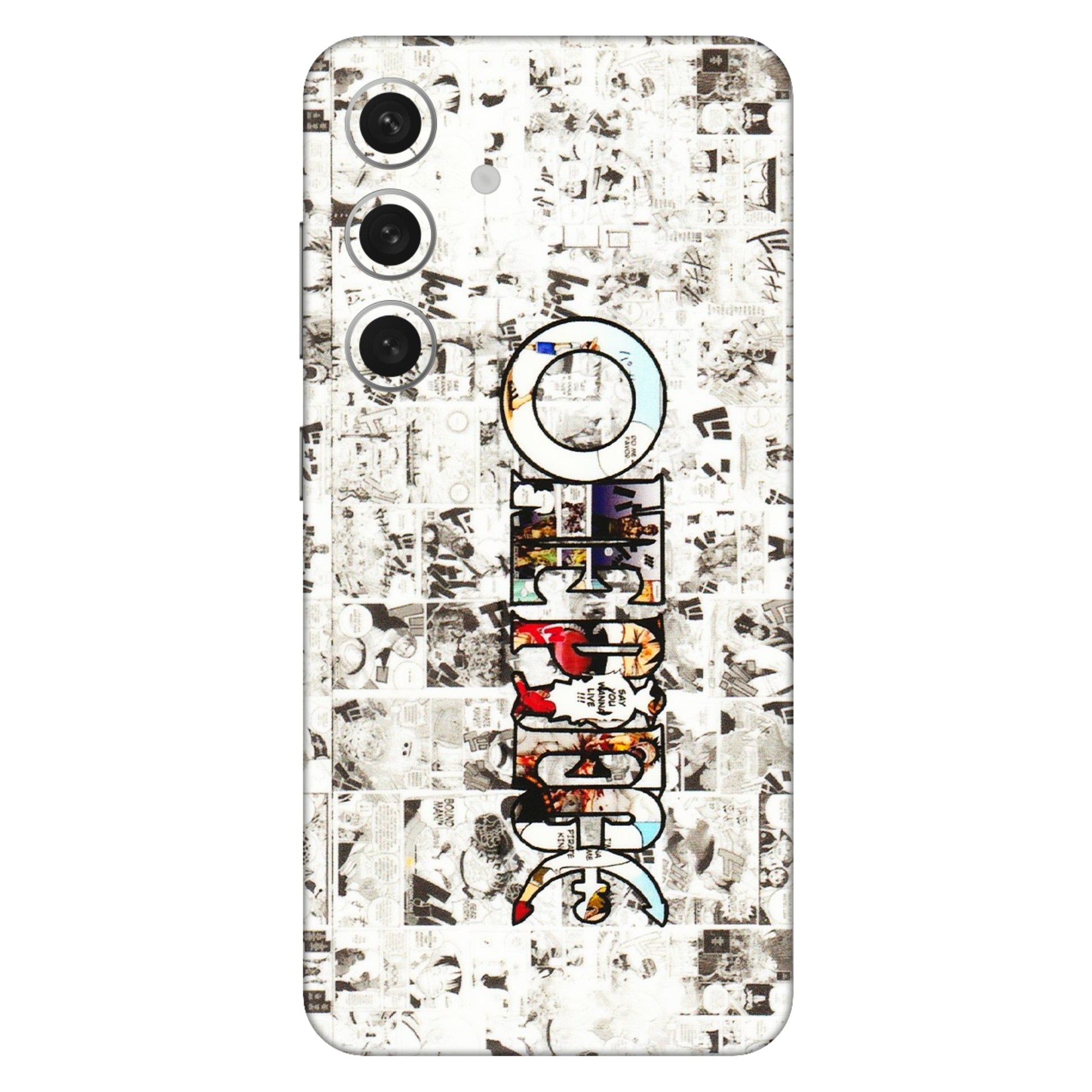 Samsung A/S Series Phone Skins (All Models) - One Piece Manga - 3D Embossed Finish (L-26) Samsung Galaxy S24 (5G)