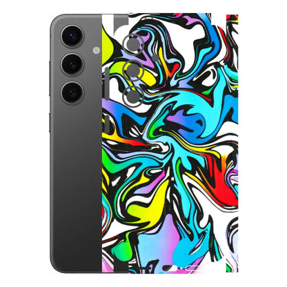 Samsung A/S Series Phone Skins (All Models) - Abstract Colour Paints - 3D Embossed Finish (L-271) Samsung Galaxy S24 (5G)