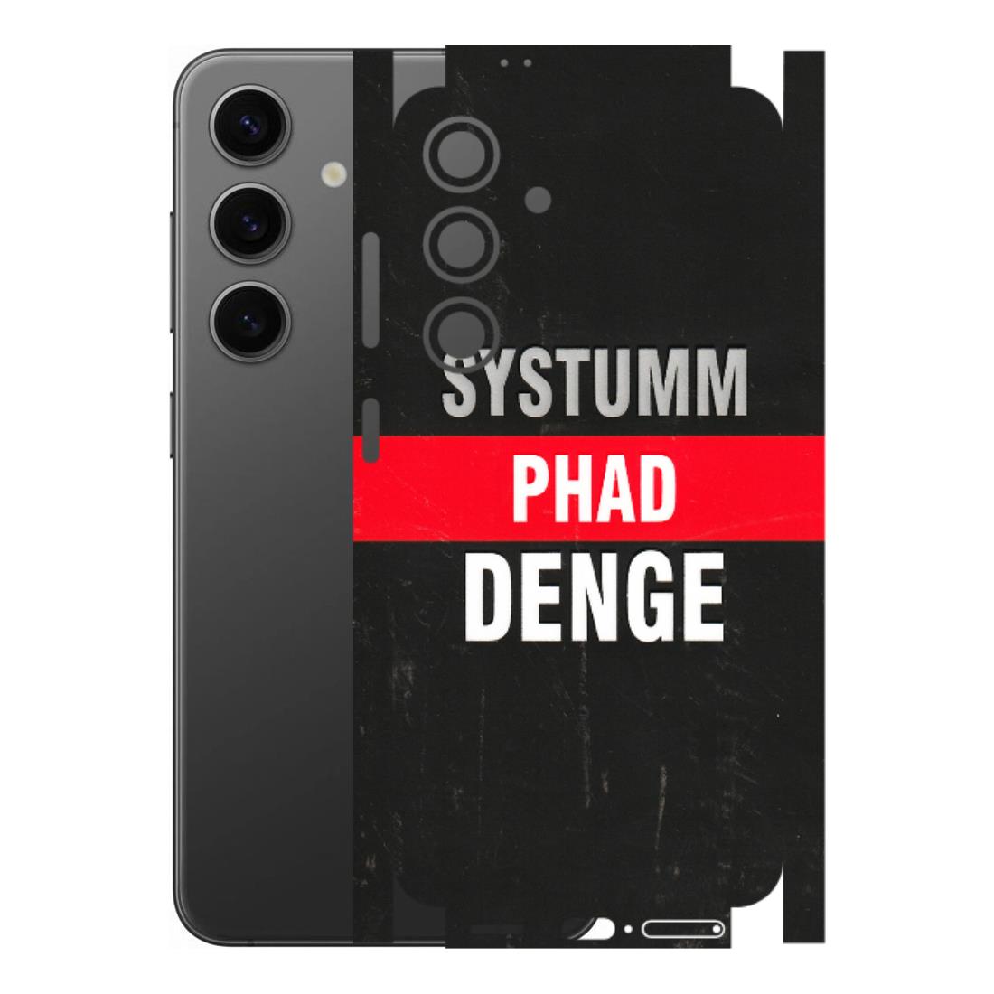 Samsung A/S Series Phone Skins (All Models) - Systumm Phad Denge - 3D Embossed Finish (L-278) Samsung Galaxy S24 (5G)