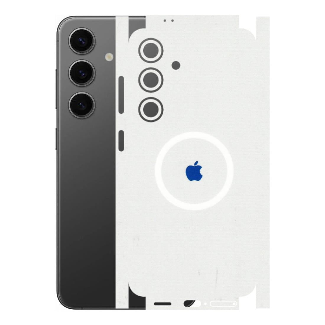 Samsung A/S Series Phone Skins (All Models) - iPhone Magsafe Logo - 3D Embossed Finish (L-320) Samsung Galaxy S24 (5G)