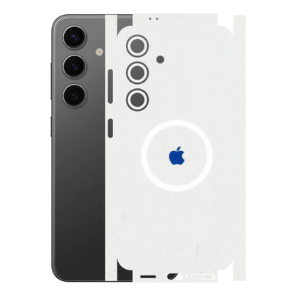 Samsung A/S Series Phone Skins (All Models) - iPhone Magsafe Logo - 3D Embossed Finish (L-320) Samsung Galaxy S24 (5G)