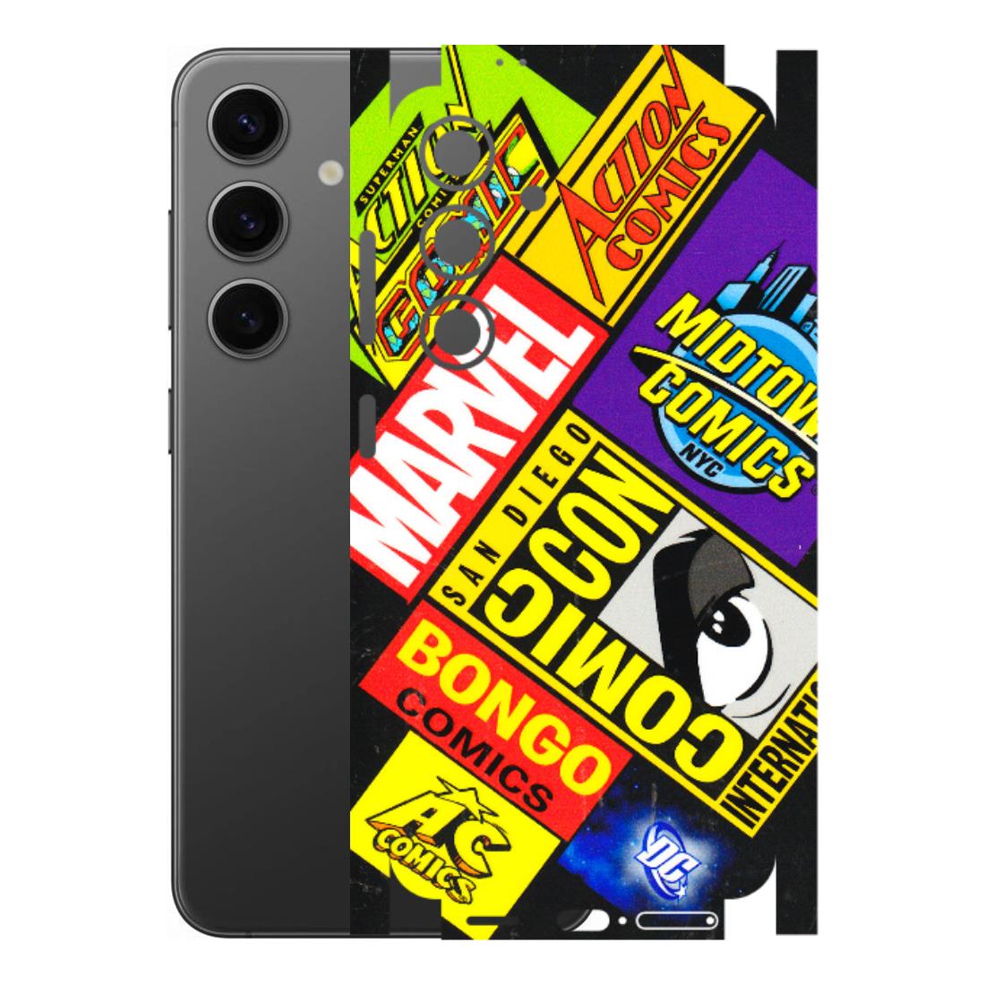 Samsung A/S Series Phone Skins (All Models) - Bongo Comic Con - 3D Embossed Finish (L-325) Samsung Galaxy S24 (5G)