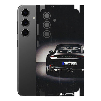 Samsung A/S Series Phone Skins (All Models) - New Black Porsche GT3 - 3D Embossed Finish (L-327) Samsung Galaxy S24 (5G)