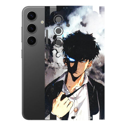 Samsung A/S Series Phone Skins (All Models) - Sung Jinwoo Manhwa Anime - 3D Embossed Finish (L-328) Samsung Galaxy S24 (5G)