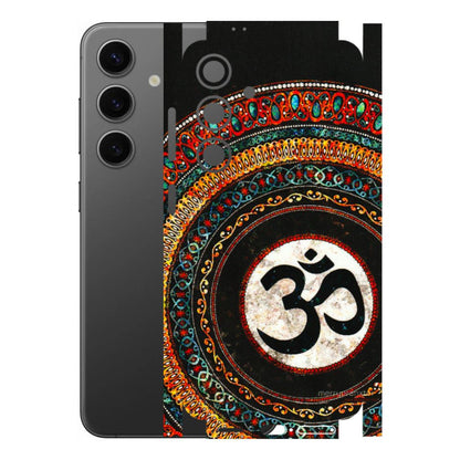 Samsung A/S Series Phone Skins (All Models) - Aum Chant Abstract - 3D Embossed Finish (L-42) Samsung Galaxy S24 (5G)