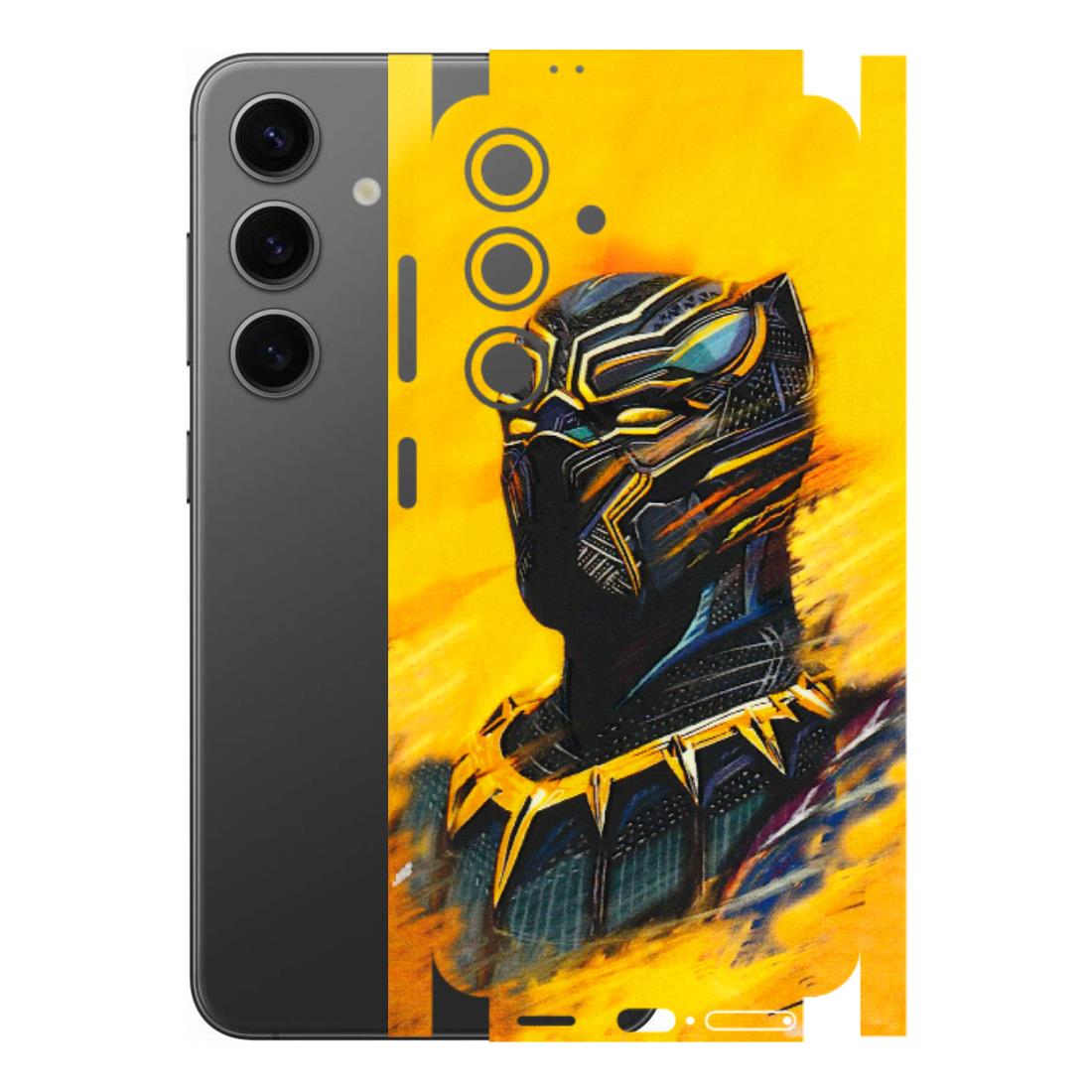Samsung A/S Series Phone Skins (All Models) - Yellow Panther - 3D Embossed Finish (L-54) Samsung Galaxy S24 (5G)