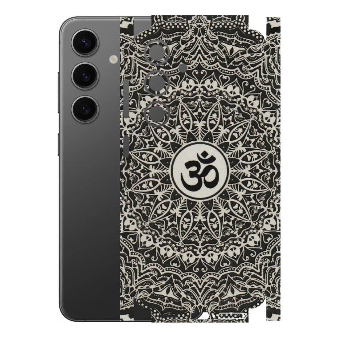 Samsung A/S Series Phone Skins (All Models) - Aum Elegant Mandala - 3D Embossed Finish (L-62) Samsung Galaxy S24 (5G)
