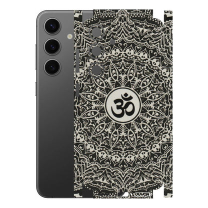 Samsung A/S Series Phone Skins (All Models) - Aum Elegant Mandala - 3D Embossed Finish (L-62) Samsung Galaxy S24 (5G)