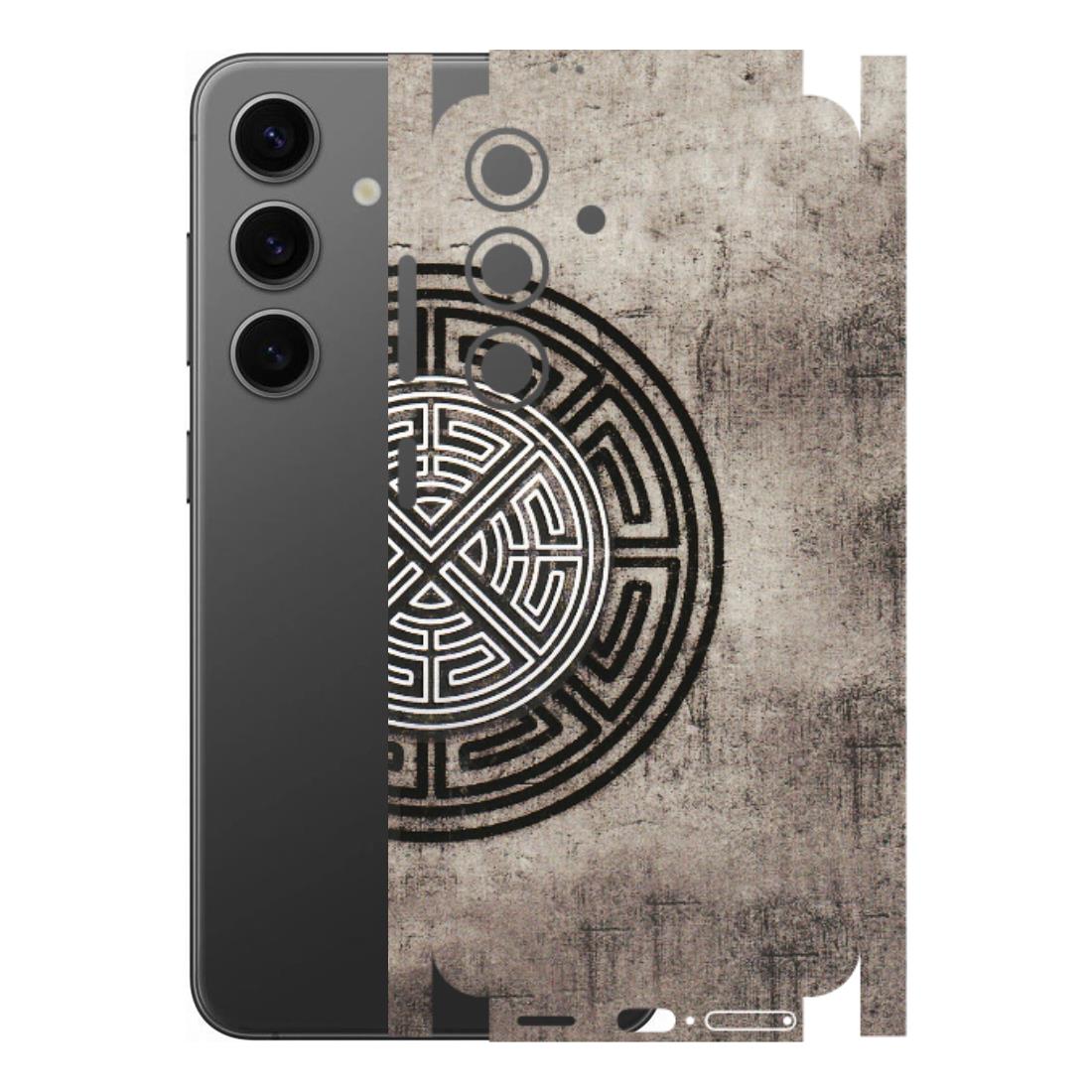 Samsung A/S Series Phone Skins (All Models) - Mysterious Circular Design - 3D Embossed Finish (L-63) Samsung Galaxy S24 (5G)
