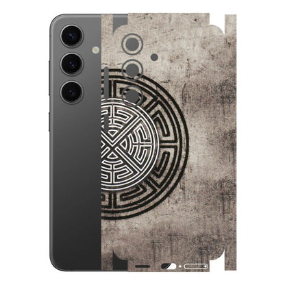Samsung A/S Series Phone Skins (All Models) - Mysterious Circular Design - 3D Embossed Finish (L-63) Samsung Galaxy S24 (5G)