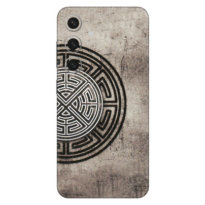 Samsung A/S Series Phone Skins (All Models) - Mysterious Circular Design - 3D Embossed Finish (L-63) Samsung Galaxy S24 (5G)