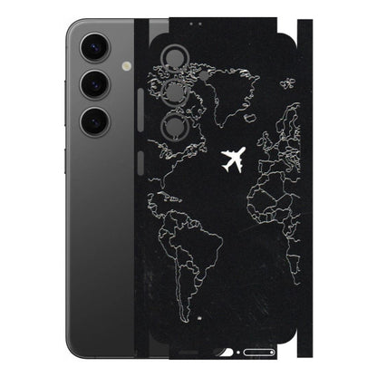 Samsung A/S Series Phone Skins (All Models) - Never Ending Travel - 3D Embossed Finish (L-79) Samsung Galaxy S24 (5G)