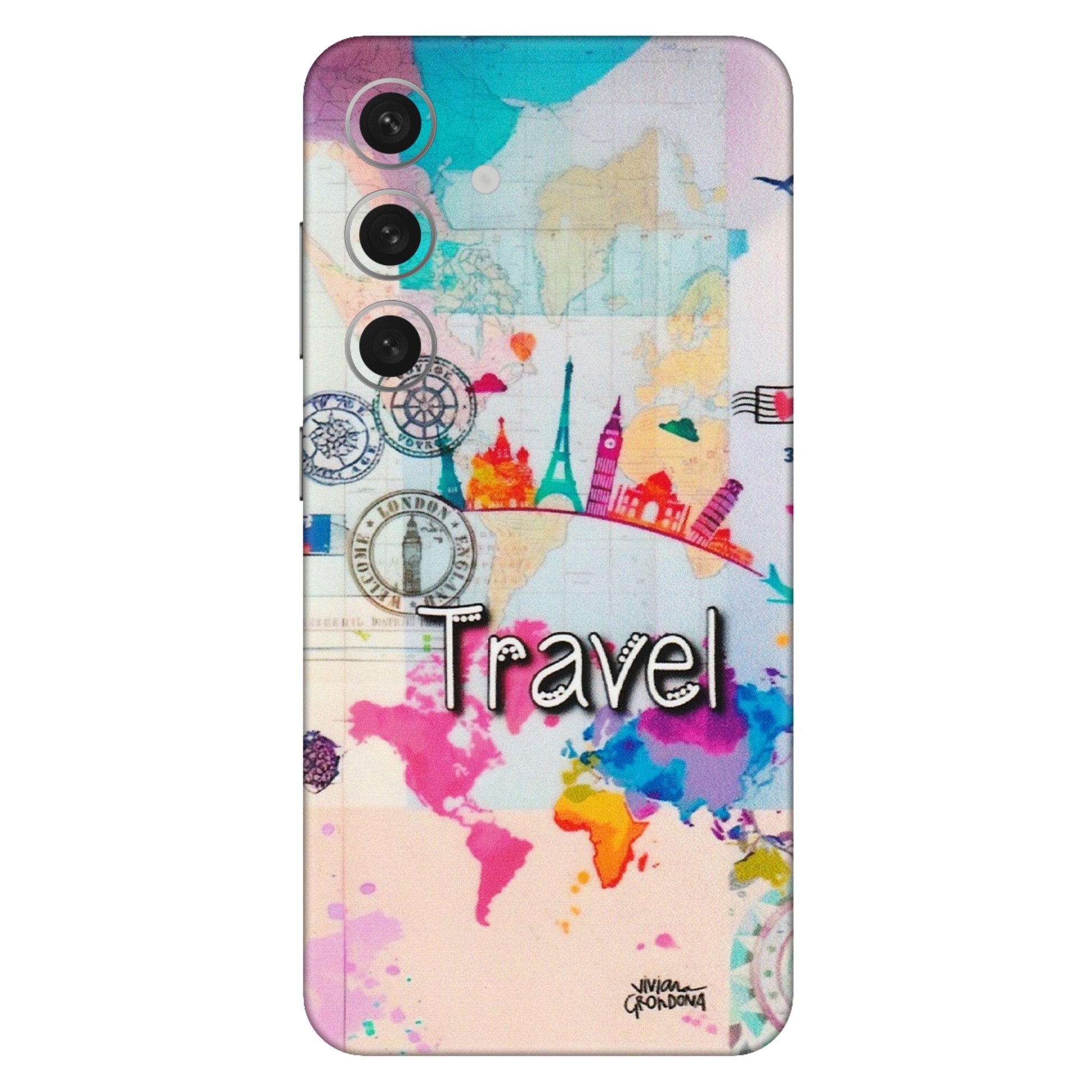Samsung A/S Series Phone Skins (All Models) - Travel The Wonders - Matte Finish (M-108) Samsung Galaxy S24 (5G)