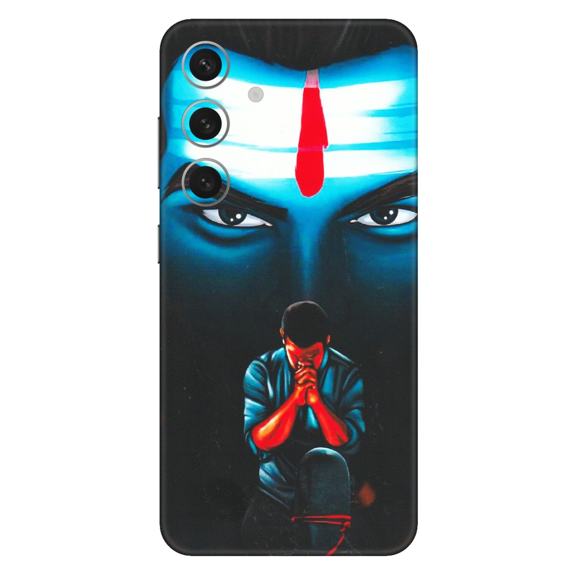 Samsung A/S Series Phone Skins (All Models) - Mahakal Bhakt - Matte Finish (M-112) Samsung Galaxy S24 (5G)