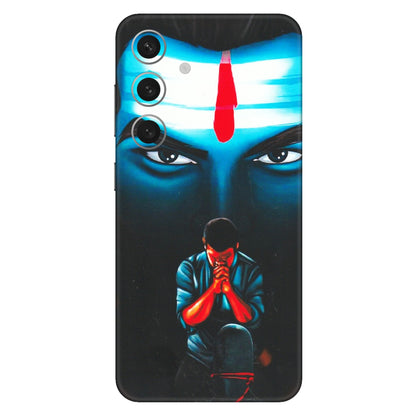 Samsung A/S Series Phone Skins (All Models) - Mahakal Bhakt - Matte Finish (M-112) Samsung Galaxy S24 (5G)