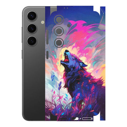 Samsung A/S Series Phone Skins (All Models) - New Wild Wolf Abstract - Matte Finish (M-125) Samsung Galaxy S24 (5G)
