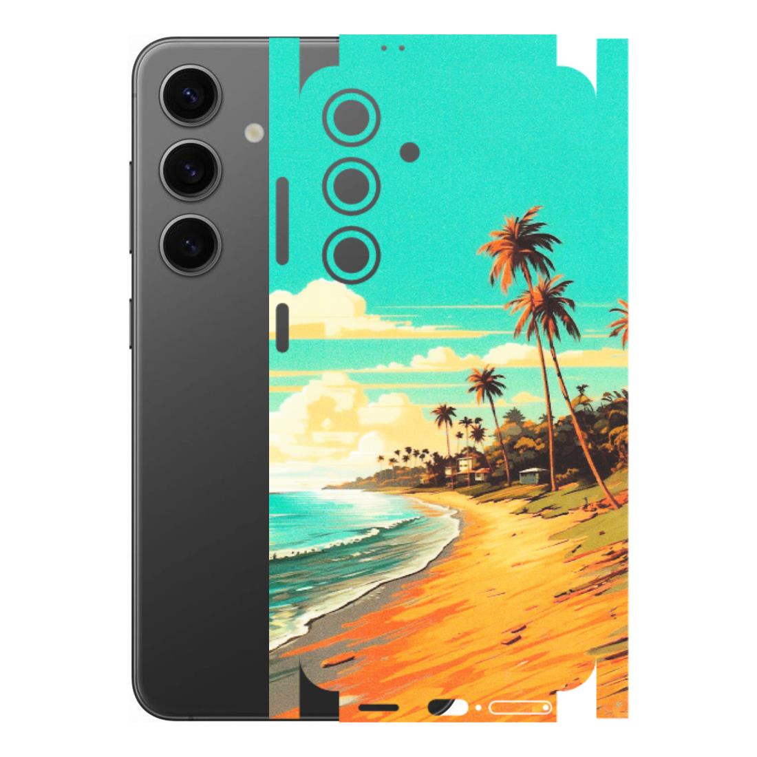 Samsung A/S Series Phone Skins (All Models) - Miami Beach - Matte Finish (M-136) Samsung Galaxy S24 (5G)