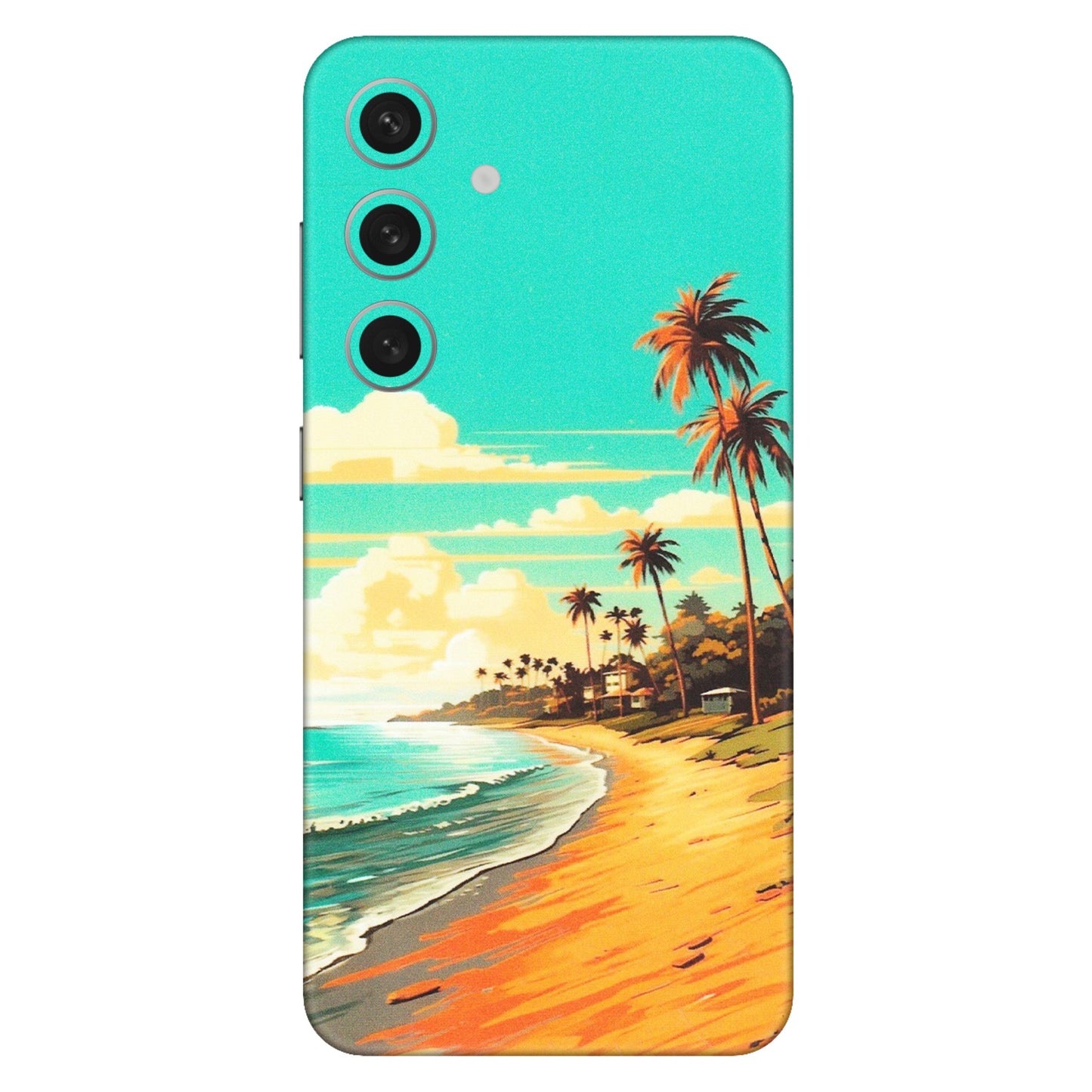 Samsung A/S Series Phone Skins (All Models) - Miami Beach - Matte Finish (M-136) Samsung Galaxy S24 (5G)