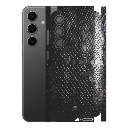 Samsung A/S Series Phone Skins (All Models) - Black Snack Leather - Matte Finish (M-147) Samsung Galaxy S24 (5G)
