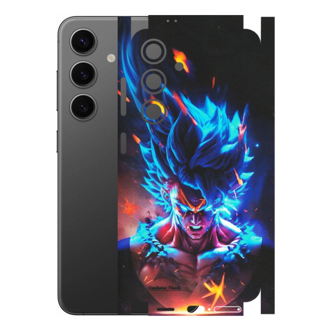 Samsung A/S Series Phone Skins (All Models) - Angry Goku Dragon Ball Anime - Matte Finish (M-150) Samsung Galaxy S24 (5G)