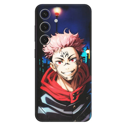 Samsung A/S Series Phone Skins (All Models) - Yuji Itadori Funny Face Anime - Matte Finish (M-152) Samsung Galaxy S24 (5G)