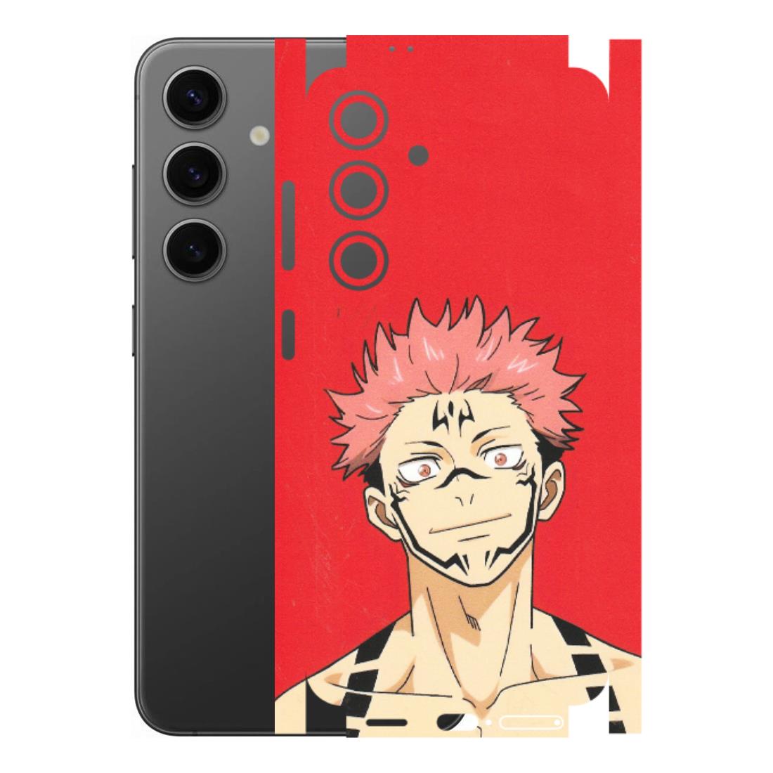 Samsung A/S Series Phone Skins (All Models) - Ryomen Sukuna Fun Anime - Matte Finish (M-153) Samsung Galaxy S24 (5G)