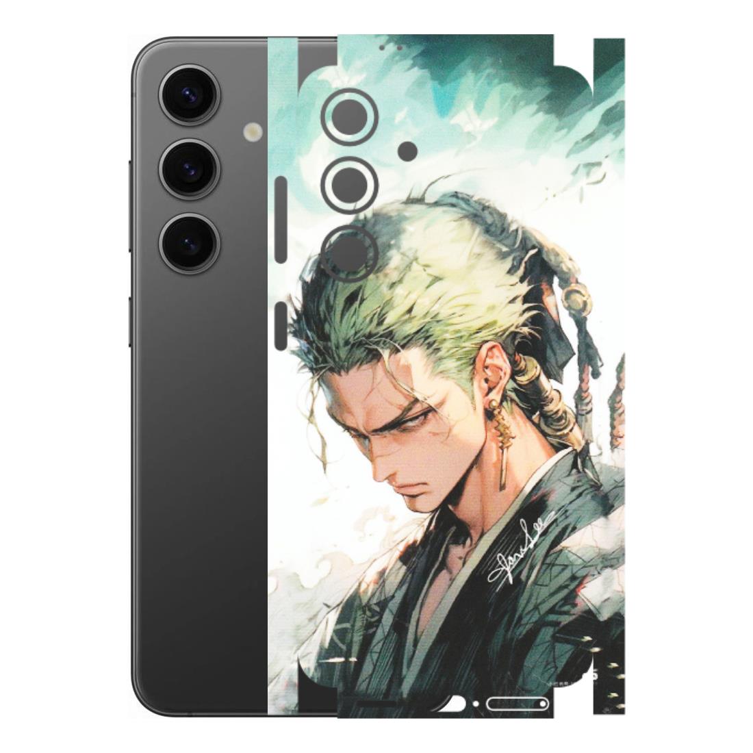 Samsung A/S Series Phone Skins (All Models) - Pirate Hunter One Piece Anime - Matte Finish (M-157) Samsung Galaxy S24 (5G)