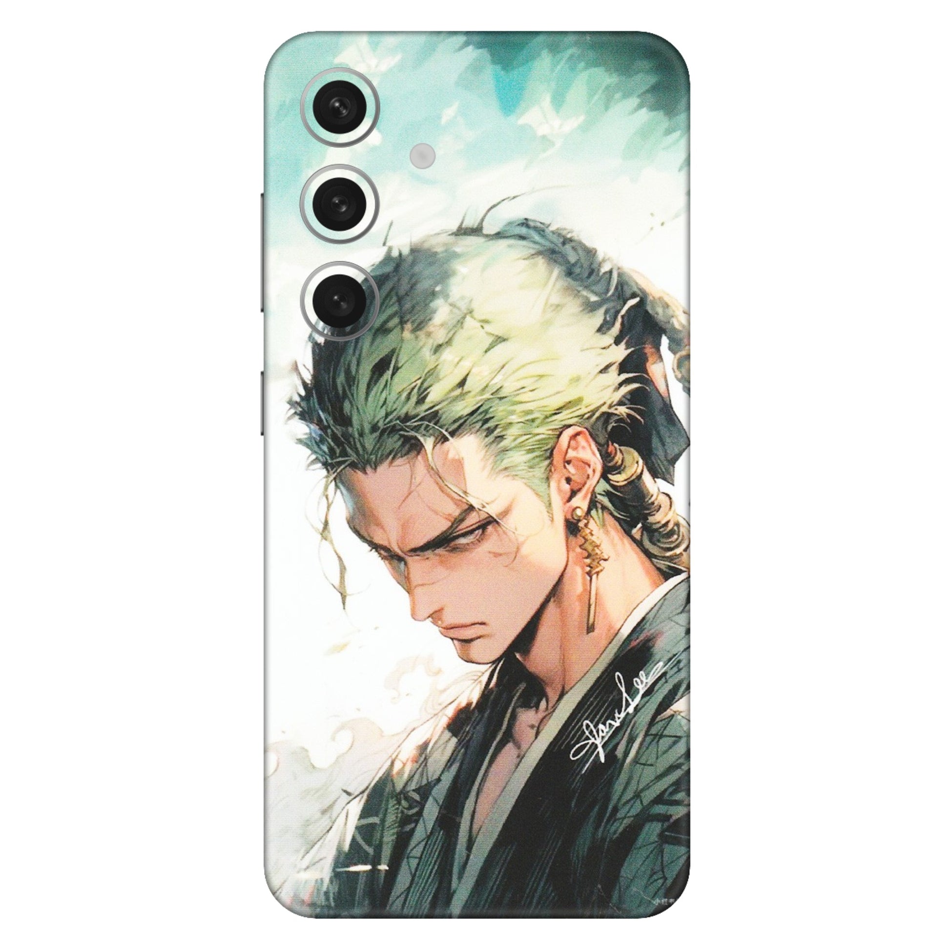 Samsung A/S Series Phone Skins (All Models) - Pirate Hunter One Piece Anime - Matte Finish (M-157) Samsung Galaxy S24 (5G)