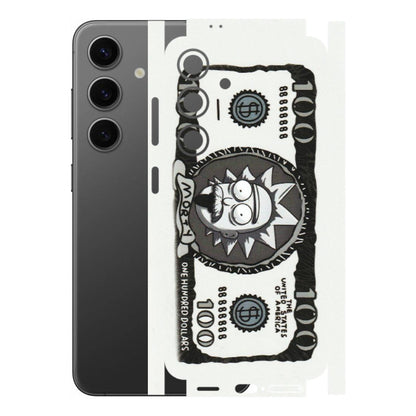 Samsung A/S Series Phone Skins (All Models) - Rick And Morty Hundred Dollar Anime - Matte Finish (M-161) Samsung Galaxy S24 (5G)