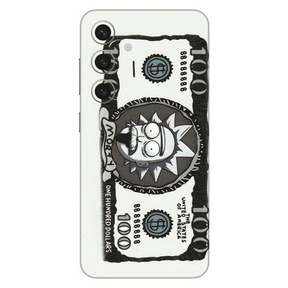 Samsung A/S Series Phone Skins (All Models) - Rick And Morty Hundred Dollar Anime - Matte Finish (M-161) Samsung Galaxy S24 (5G)