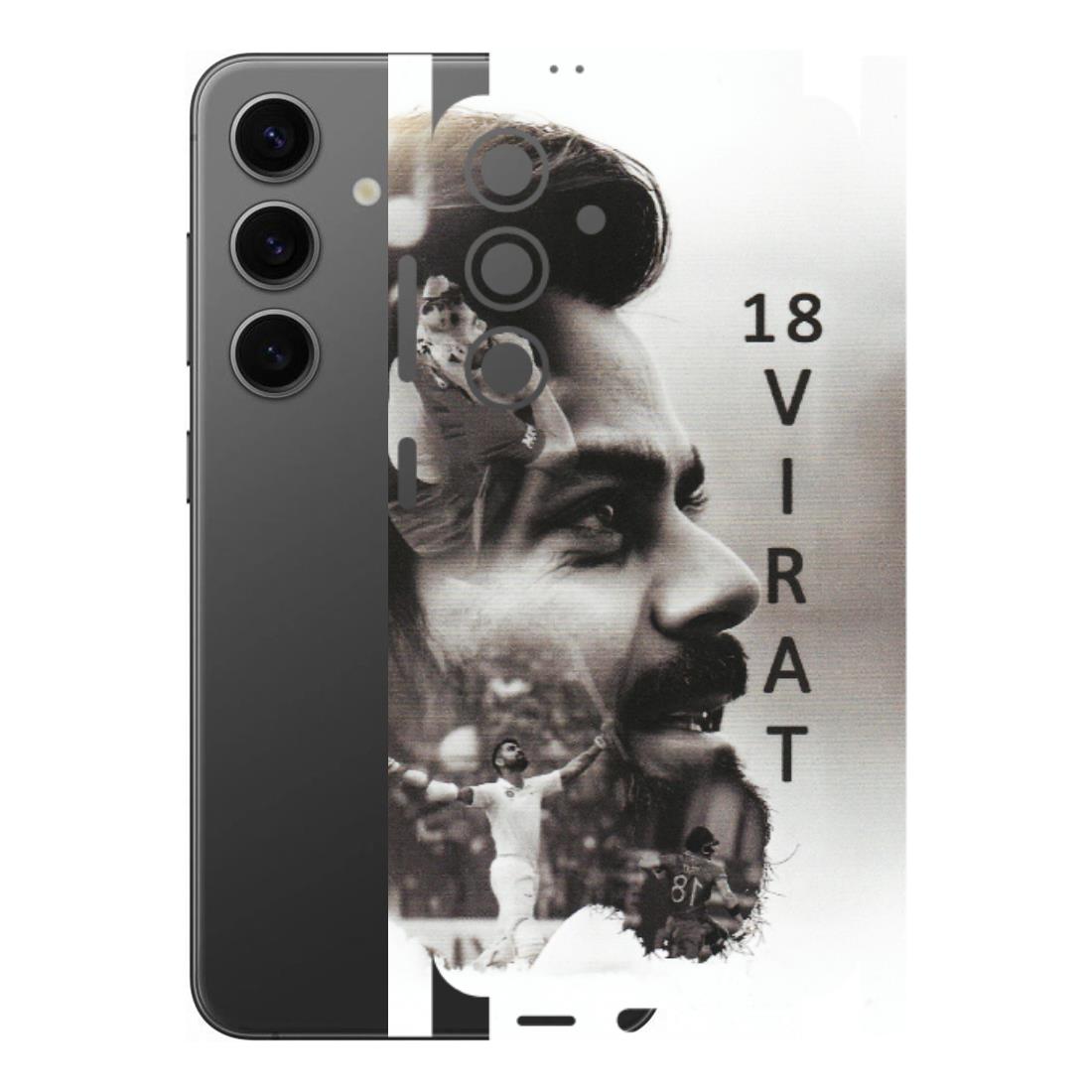 Samsung A/S Series Phone Skins (All Models) - Virat Kohli Cricketer - Matte Finish (M-163) Samsung Galaxy S24 (5G)