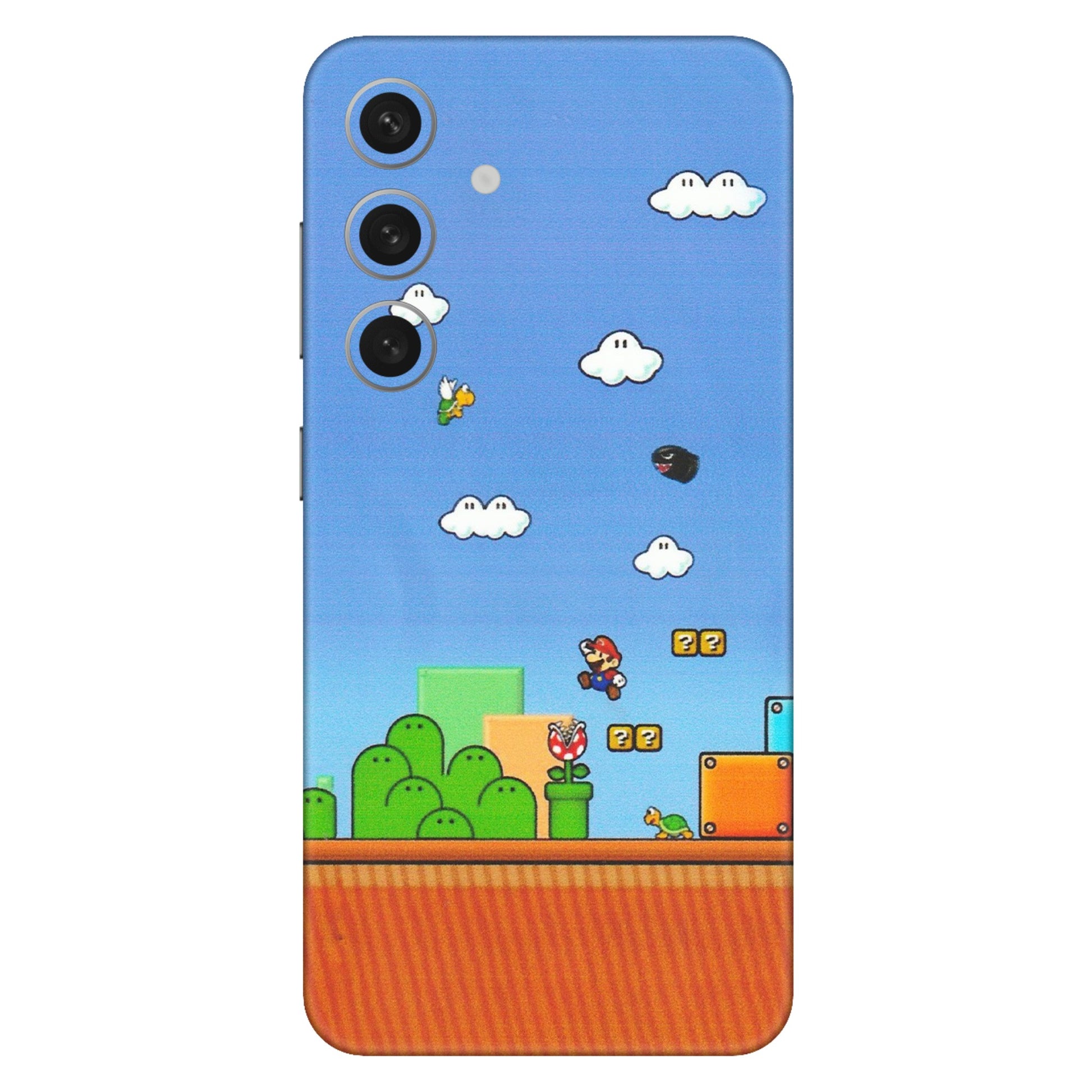 Samsung A/S Series Phone Skins (All Models) - Mario Game Scene - Matte Finish (M-24) Samsung Galaxy S24 (5G)