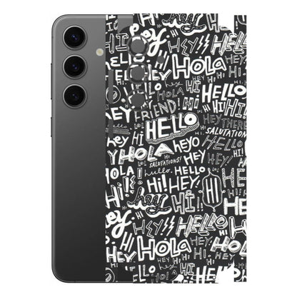 Samsung A/S Series Phone Skins (All Models) - Hi Hello Doodles - Matte Finish (M-25) Samsung Galaxy S24 (5G)
