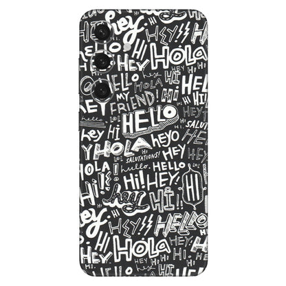 Samsung A/S Series Phone Skins (All Models) - Hi Hello Doodles - Matte Finish (M-25) Samsung Galaxy S24 (5G)